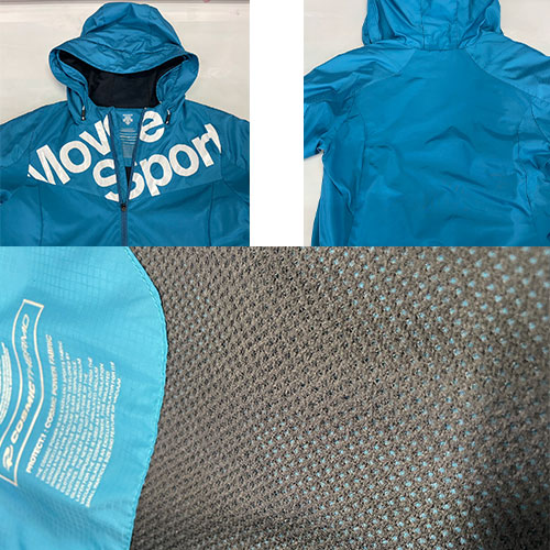 裏地がメッシュのアウター