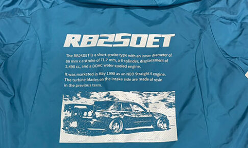 裏地メッシュへのプリント1