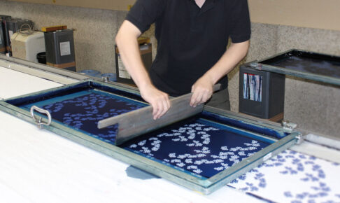 反応捺染（はんのうなせん）という技術