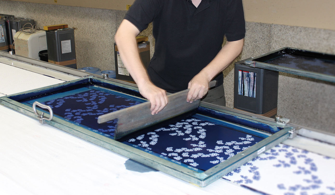 反応捺染(はんのうなせん)という技術